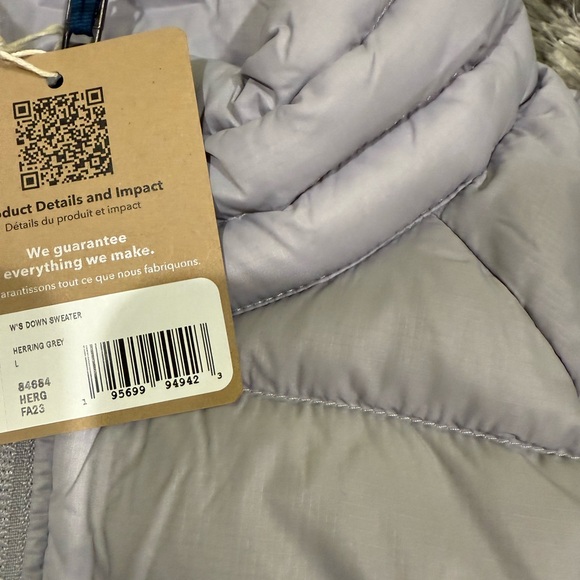 NWT Patagonia Women’s Herring Grey Down Sweater Jacket - Picture 8 of 11